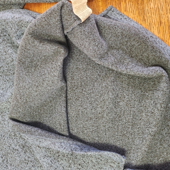 Wrangler Authentics Men's Marled Knit Pullover 1/4 Zip Sweater in Blue Size XL - Picture 7 of 9